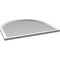 Ekena Millwork Round Top Surface Mount PVC Gable Vent w/ 2"W x 1-1/2"P Brickmould Frame, 42"W x 38"H GVPRT42X3802SN - alternate 2